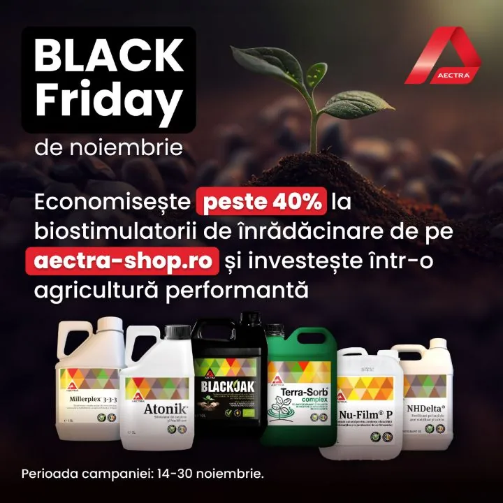 Postare Aectra — Black Friday de noiembrie