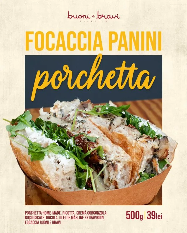 Postare Buoni e Bravi — focaccia panini